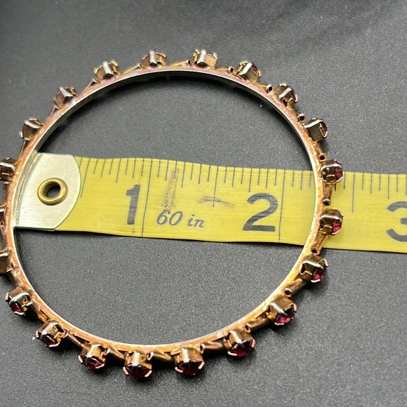 Rhinestone and enamel bangle bracelet set - Picture 3 of 7